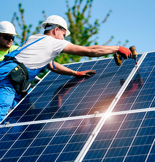 NetValue, instalación de paneles solares.